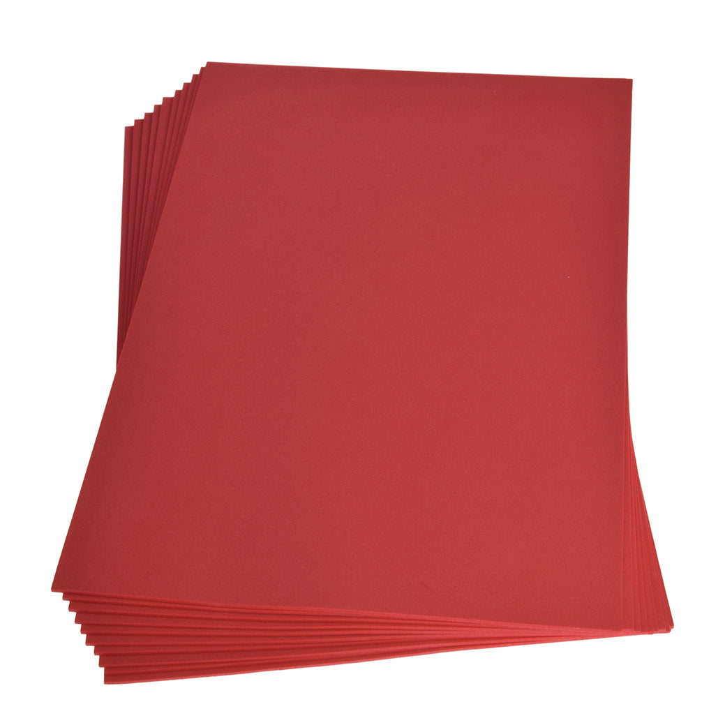 Moosgummiplatte  200 x 300 x 2 mm  rot