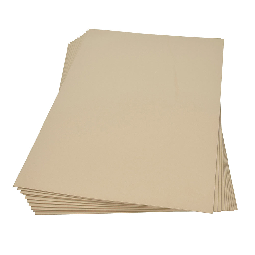 Moosgummiplatte  300 x 450 x 2 mm  beige