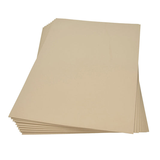 Moosgummiplatte  300 x 450 x 2 mm  beige