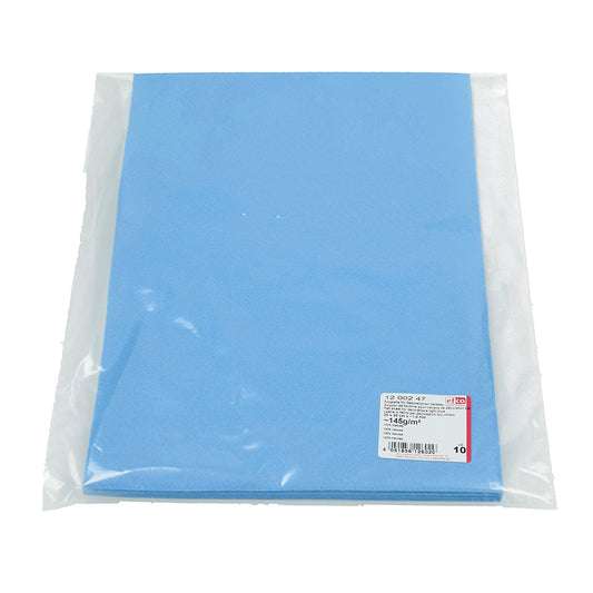 Filzplatte für Dekorationen 20 x 30 cm x ~1,0 mm ~145g/m² hellblau