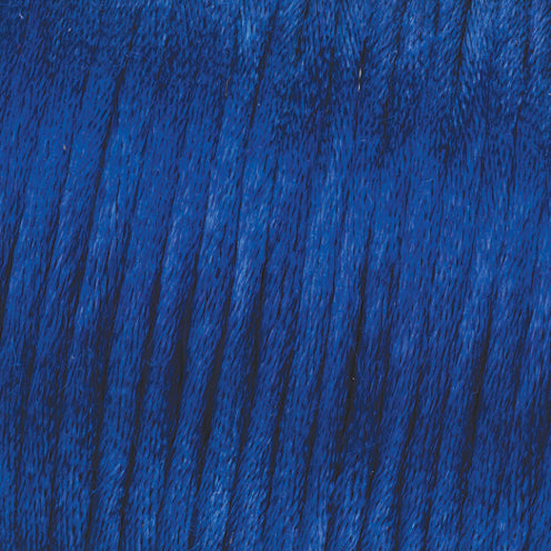 Flechtkordel Satin  2 mm  blau