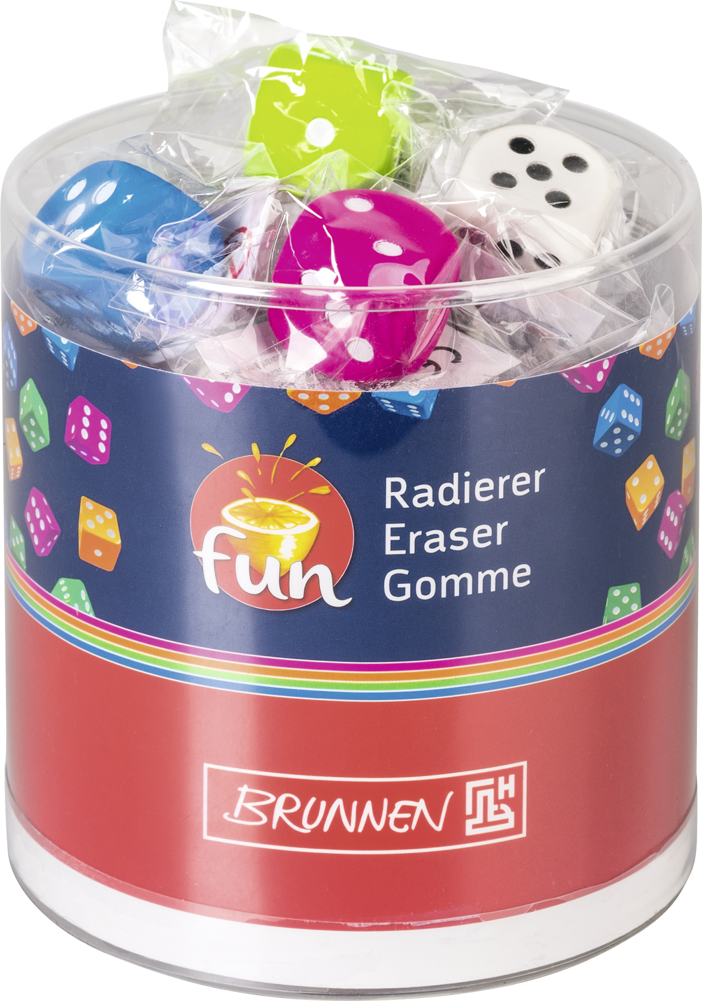 Radiergummi 3D „Würfel“, sortiert