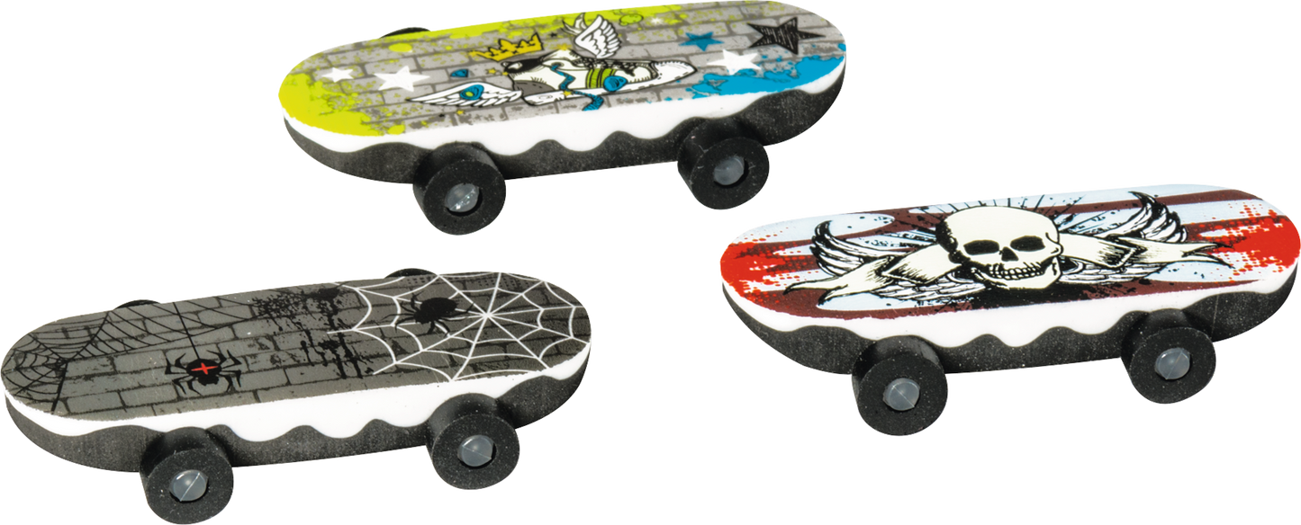 Radiergummi 3D „Skateboard“, mehrfarbig