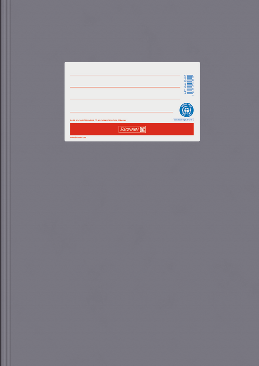 Hefthülle Premium, für Format A4, grau