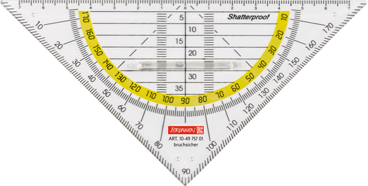 Geometrie-Dreieck bruchsicher, glasklar