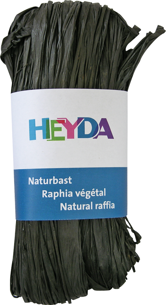 Heyda 204887789 | Naturbast | schwarz