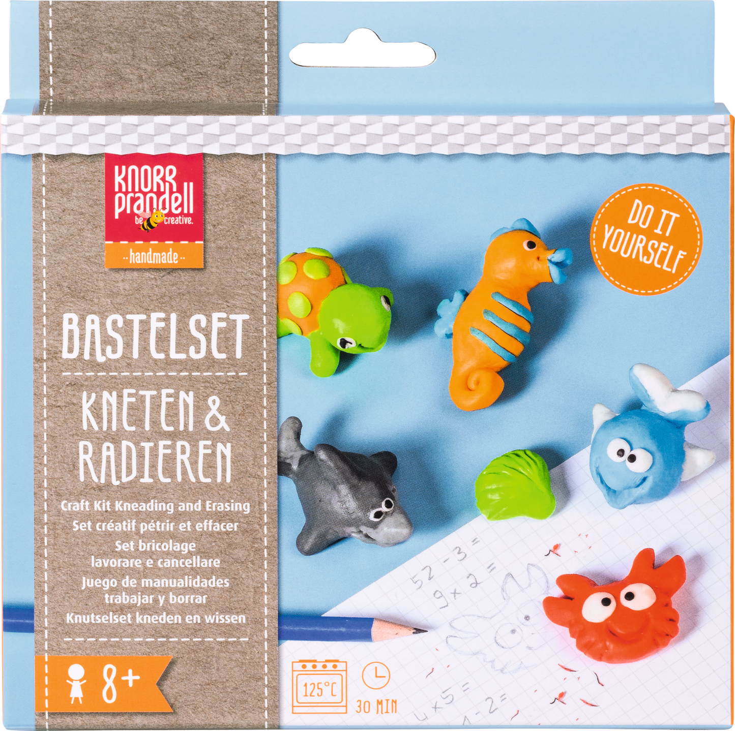 KNORR prandell 212159102 | Bastel-Set | „Seaworld“ | Kneten & Radieren