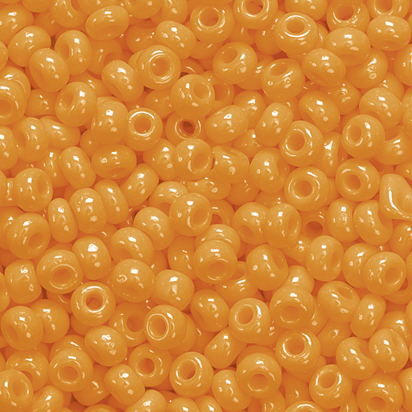 KNORR prandell 213104117 | Böhmische Rocailles | Ø 2,5 mm | Glas | orange