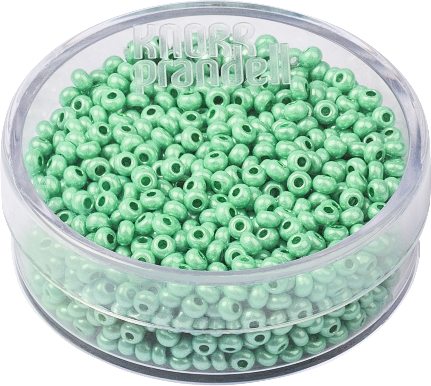 KNORR prandell 213104340 | Böhmische Rocailles | Ø 2,5 mm | Glas | mintgrün