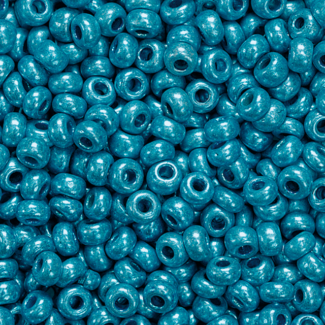 KNORR prandell 213104370 | Böhmische Rocailles | Ø 2,5 mm | Glas | blau