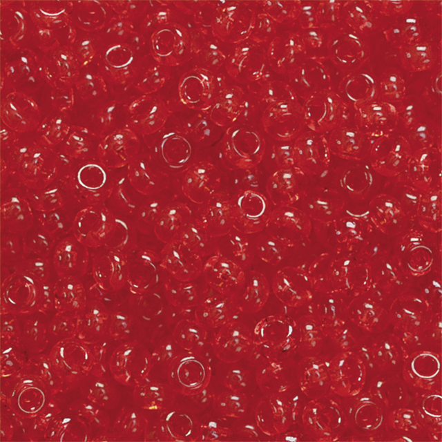 KNORR prandell 213105156 | Böhmische Rocailles | Ø 2,5 mm | Glas | rot