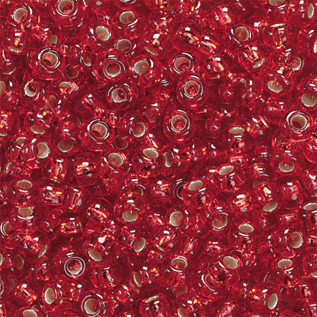 KNORR prandell 213106152 | Böhmische Rocailles | Ø 2,5 mm | Glas | rot