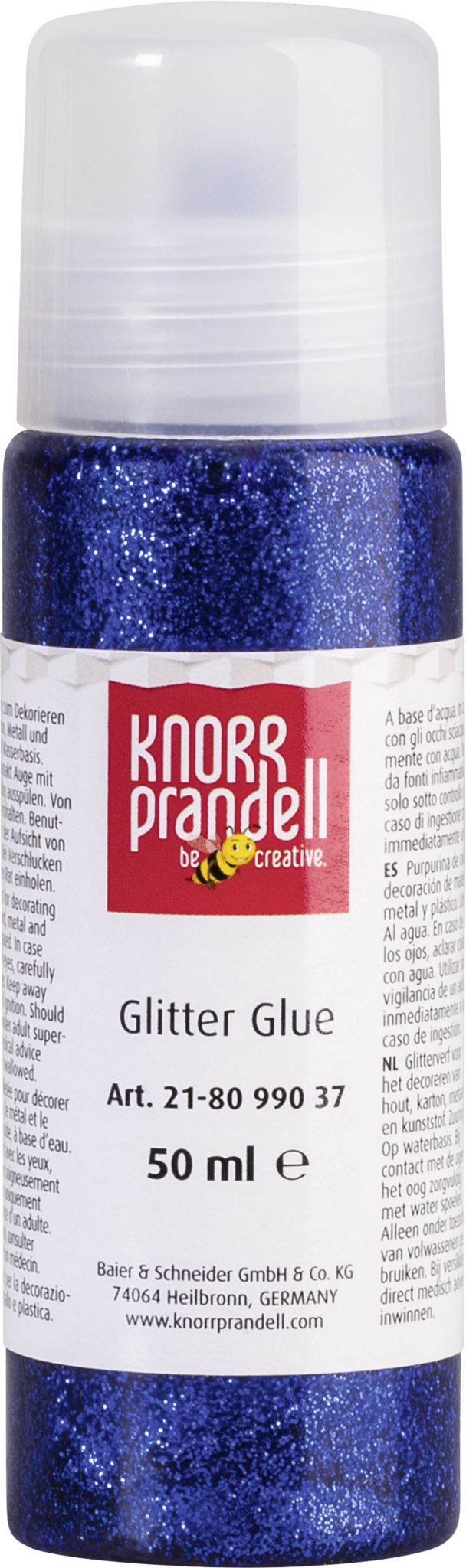 KNORR prandell 218099037 | Glitterfarbe | Glitter Glue | dunkelblau