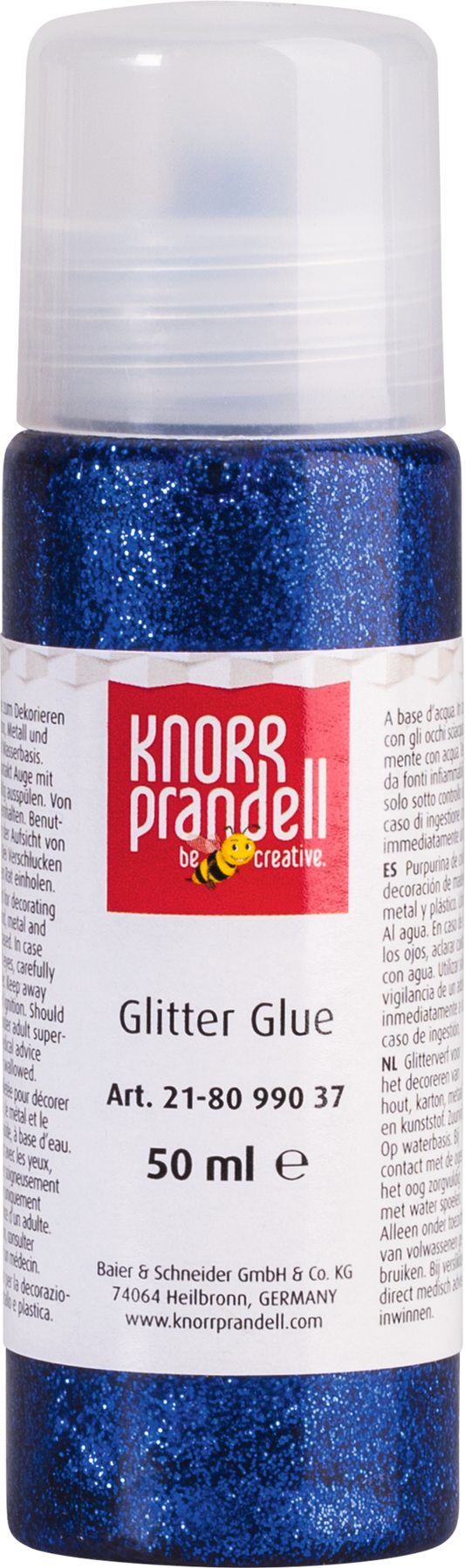 KNORR prandell 218099037 | Glitterfarbe | Glitter Glue | dunkelblau