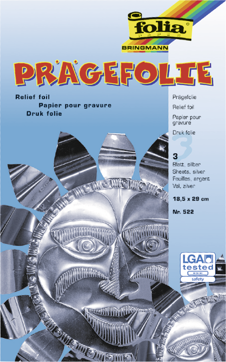 KNORR prandell 218260095 | Prägefolie | 18,5 x 29 cm | Aluminium | silberfarben