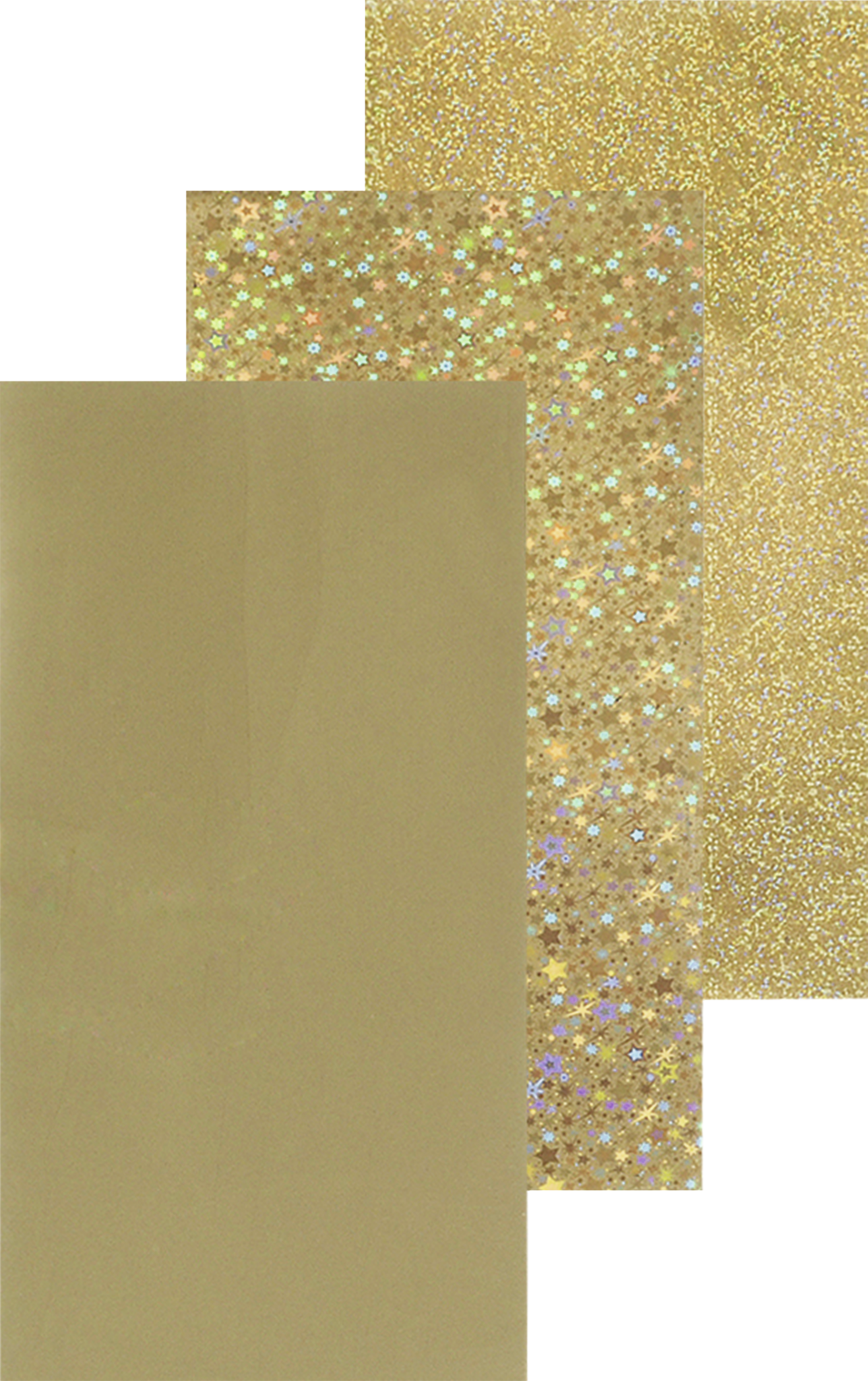 KNORR prandell 218308150 | Wachsplatten-Sortiment | „Sortierung Hologramm gold“ | 175 x 80 x 0,5 mm