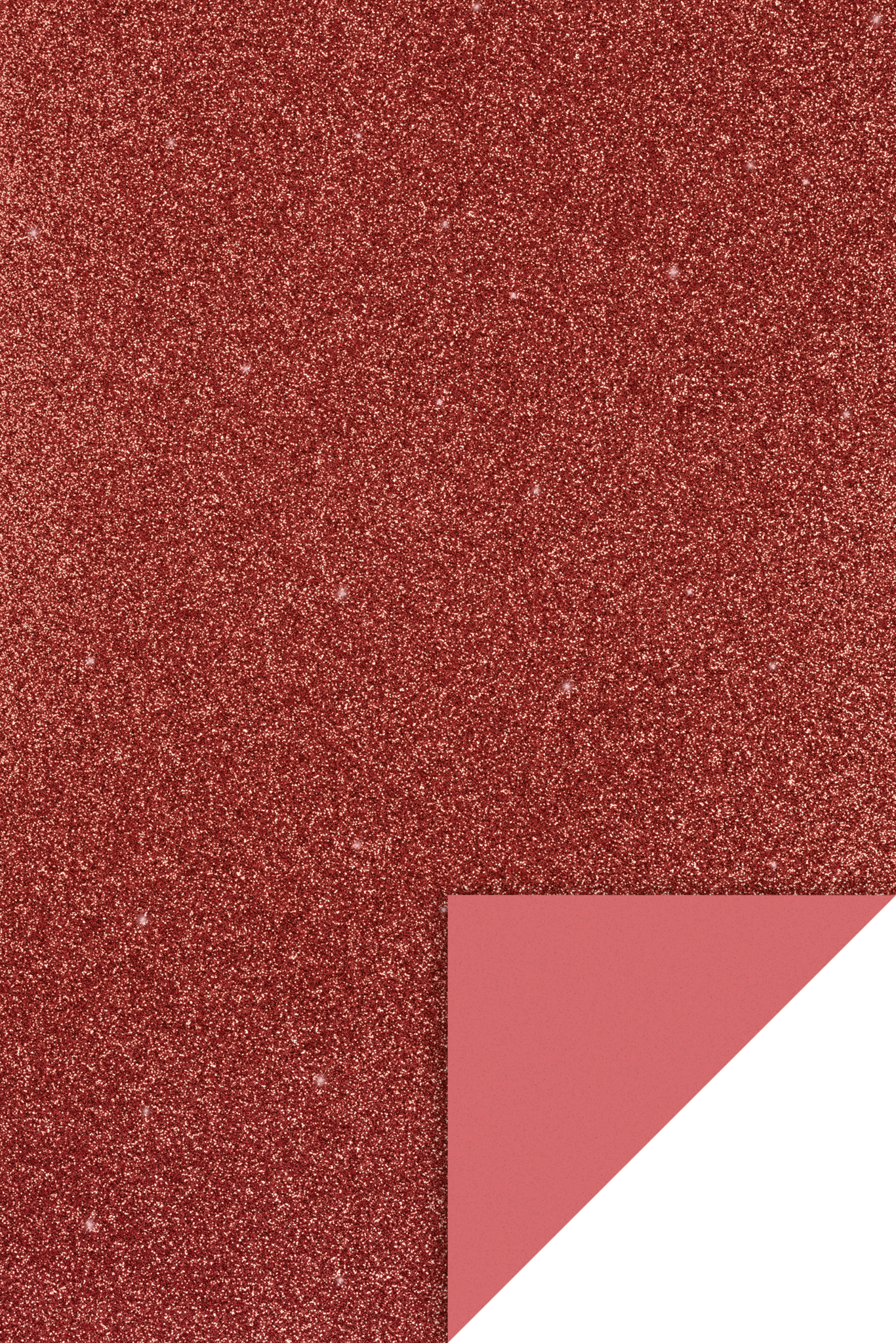 KNORR prandell 218434515 | Moosgummi | CreaSoft | Glitter | 20 x 30 x 0,2 cm | rot