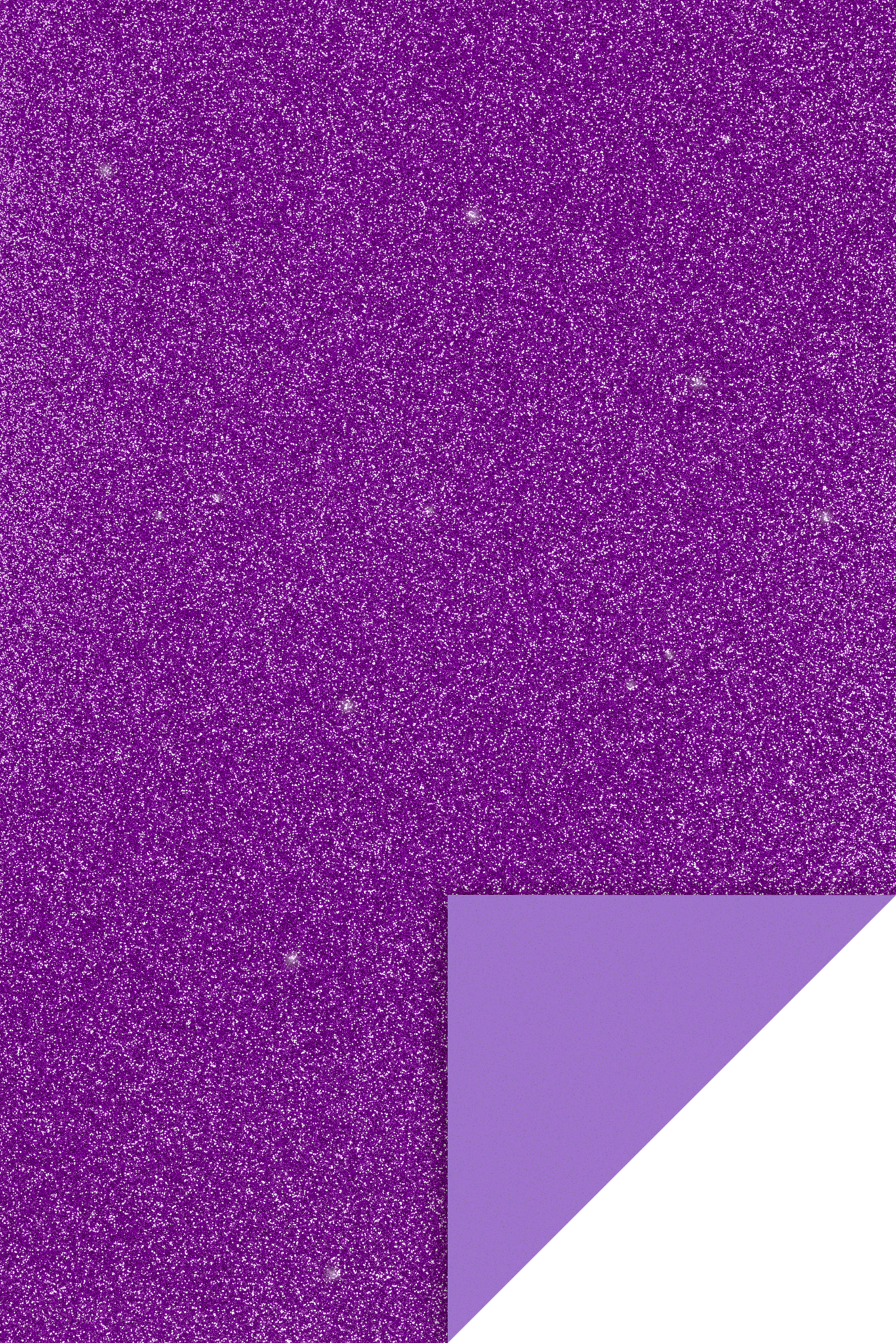 KNORR prandell 218434528 | Moosgummi | CreaSoft | Glitter | 20 x 30 x 0,2 cm | violett