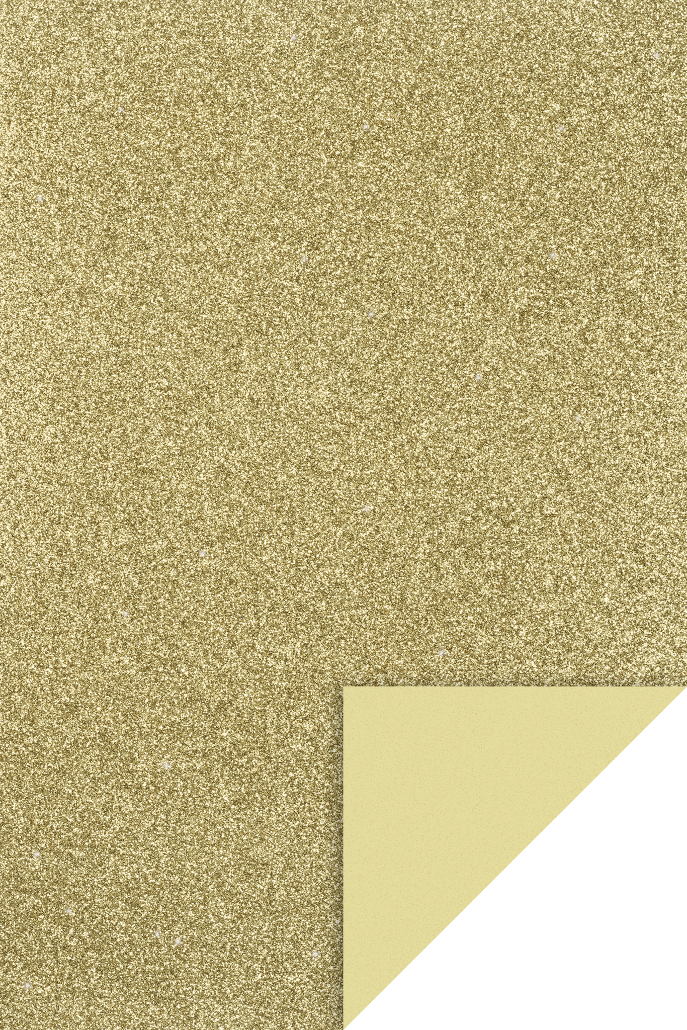 KNORR prandell 218434576 | Moosgummi | CreaSoft | Glitter | 20 x 30 x 0,2 cm | goldfarben