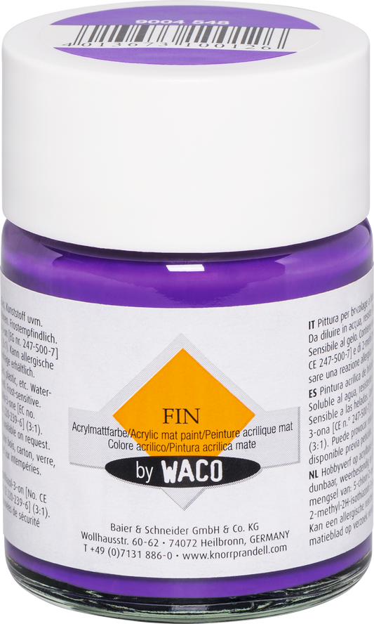 Waco 219004548 | Acrylmattfarbe | „FIN“ | violett