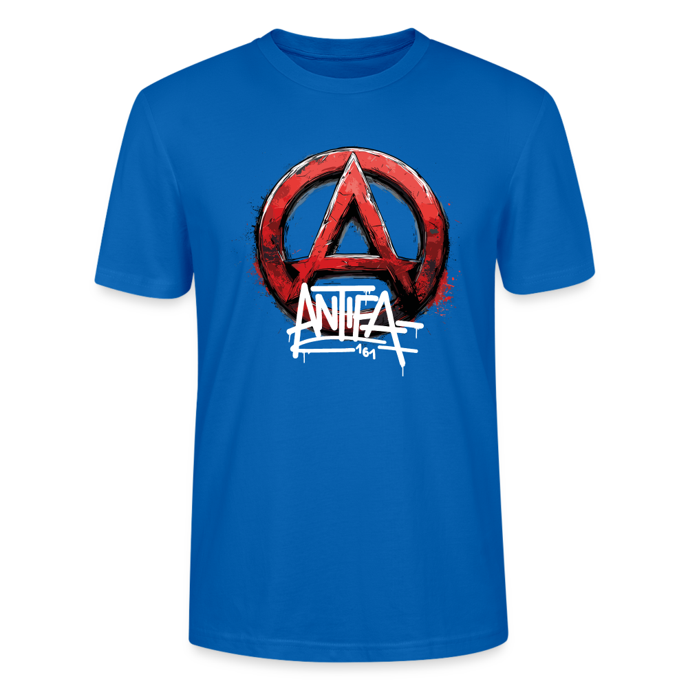 Antifa 161 Rotes Anarchie-Symbol - Stanley/Stella Unisex T-Shirt CRAFTER - Pfauenblau